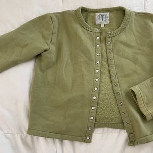 Vintage Agnes B. Mint Green Cardigan